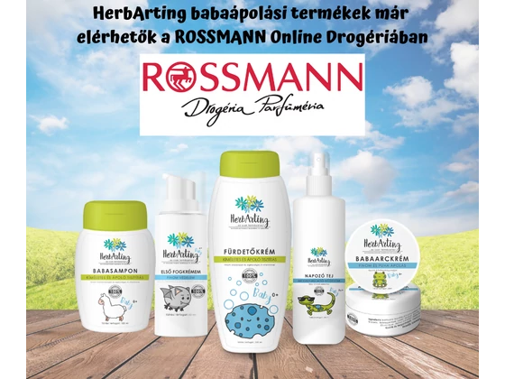 HerbArting babaápolási termékek mostantól elérhetők a ROSSMANN Online Drogériában