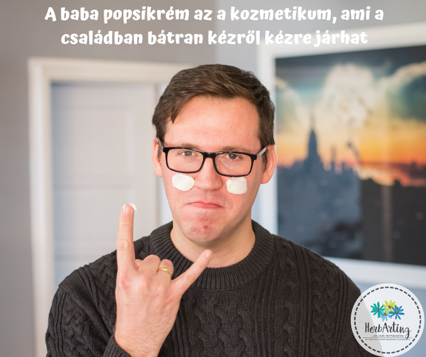 A baba popsikrém az a kozmetikum, ami a családban bátran kézről kézre járhat
