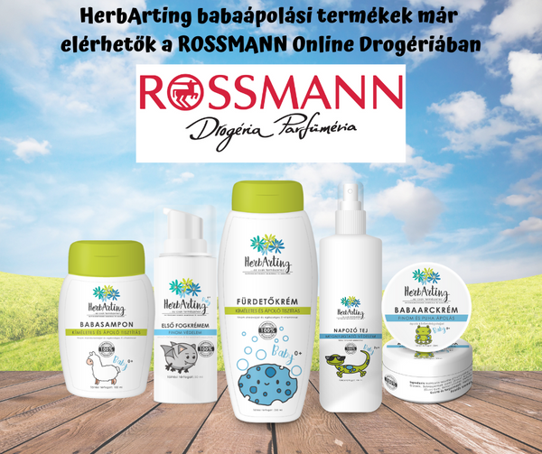 HerbArting babaápolási termékek mostantól elérhetők a ROSSMANN Online Drogériában