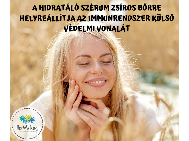 A hidratáló szérum zsíros bőrre helyreállítja az immunrendszer külső védelmi vonalát