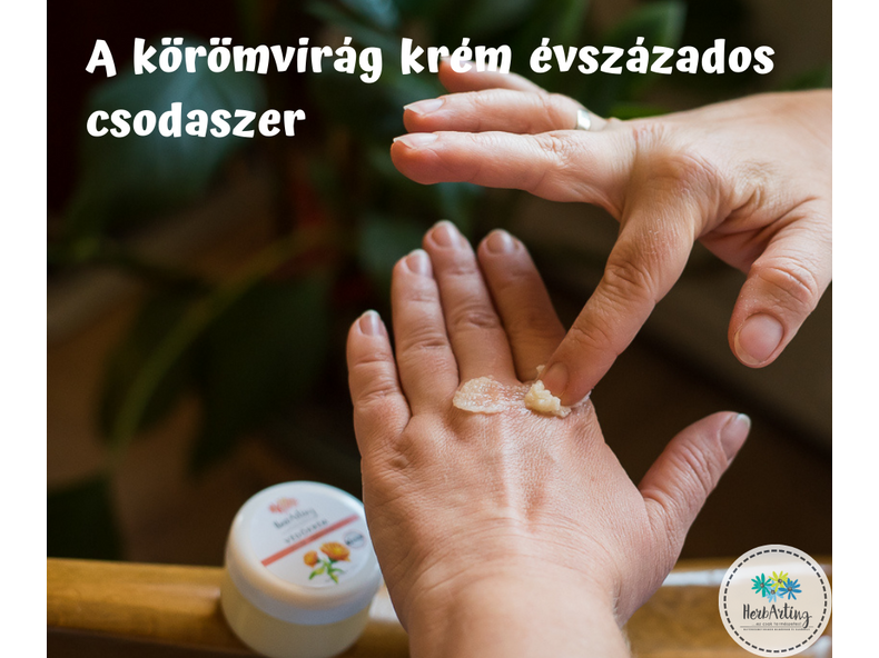 A körömvirág krém évszázados csodaszer