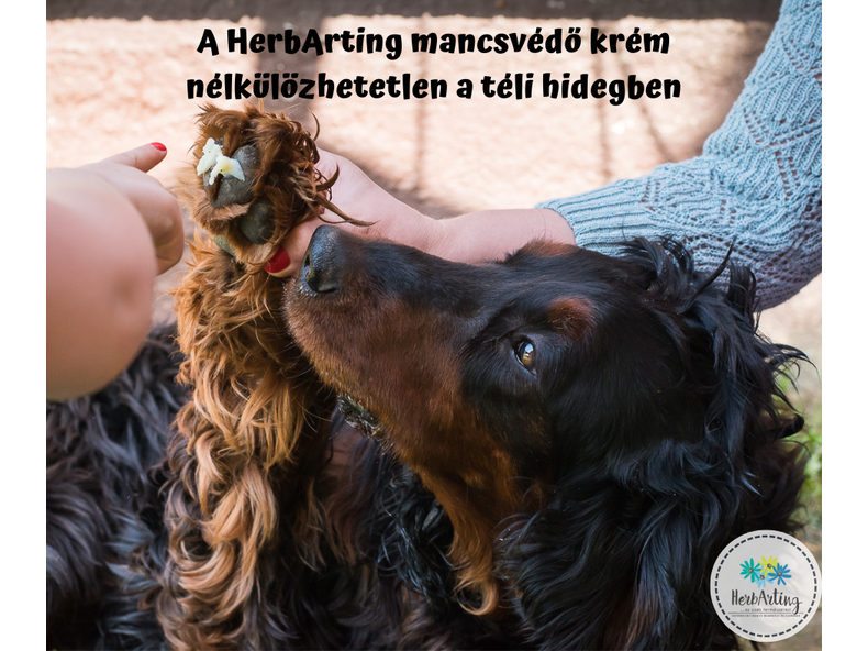 A HerbArting mancsvédő krém nélkülözhetetlen a téli hidegben