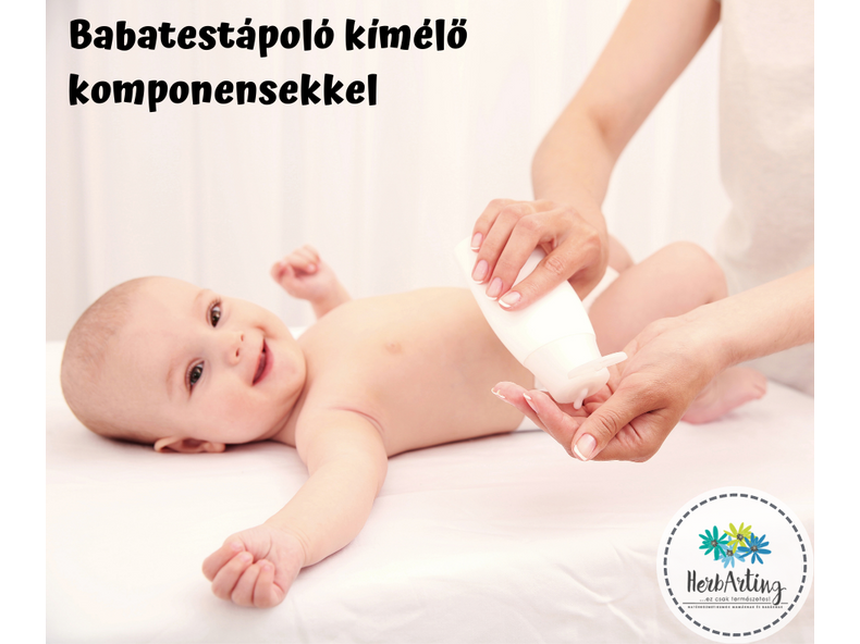 Babatestápoló kímélő komponensekkel