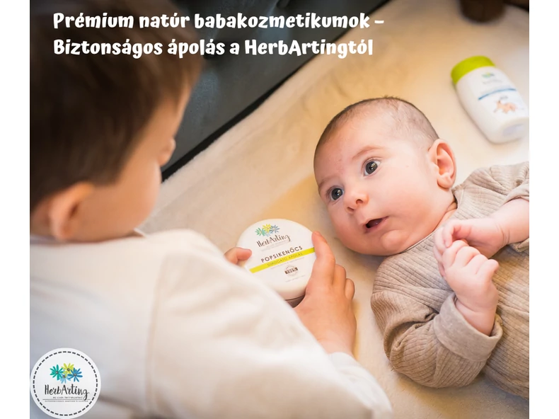 Prémium natúr babakozmetikumok – Biztonságos ápolás a HerbArtingtól