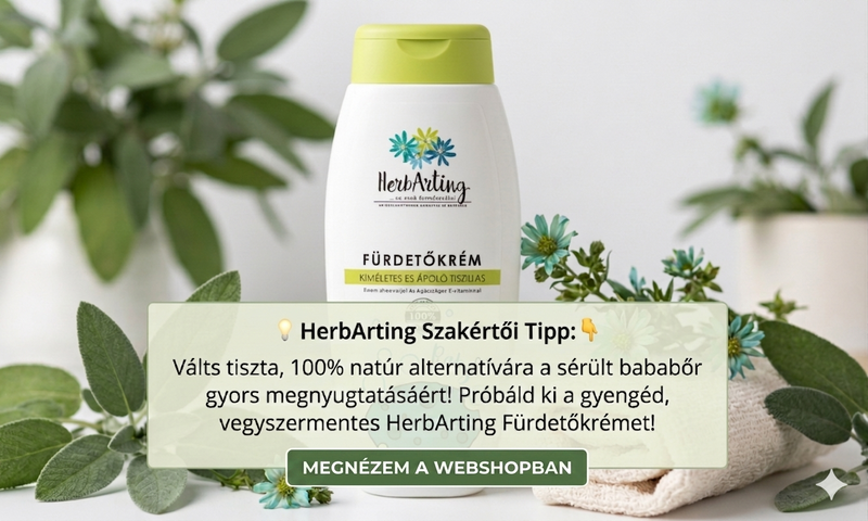 HerbArting fürdetőkrém baba érzékeny bőr