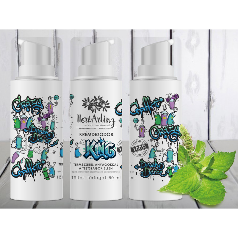 HerbArting krémdezodor tinédzser fiúknak 50 ml