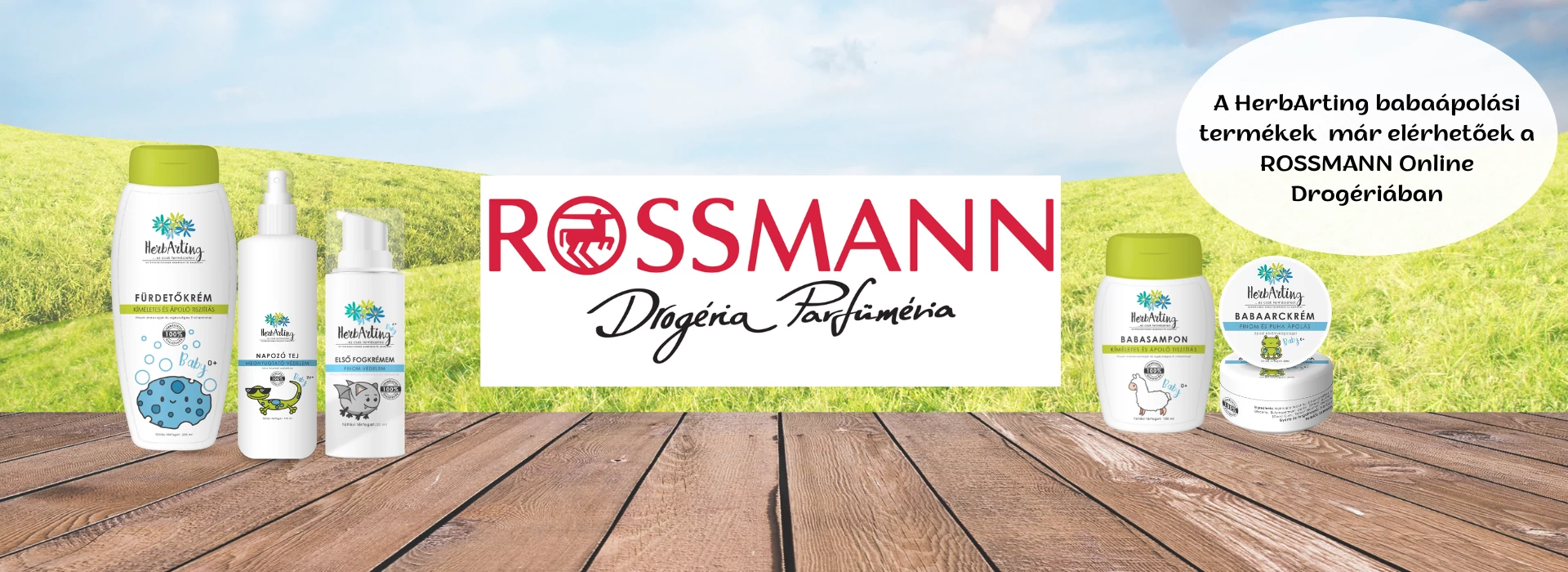 HerbArting Natúrkozmetikumok a Rossmannban
