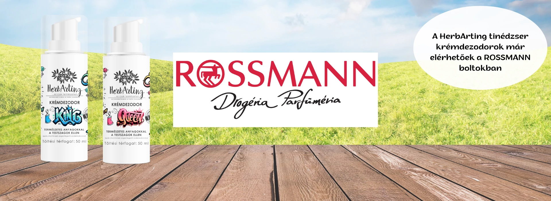 HerbArting Natúrkozmetikumok a Rossmannban